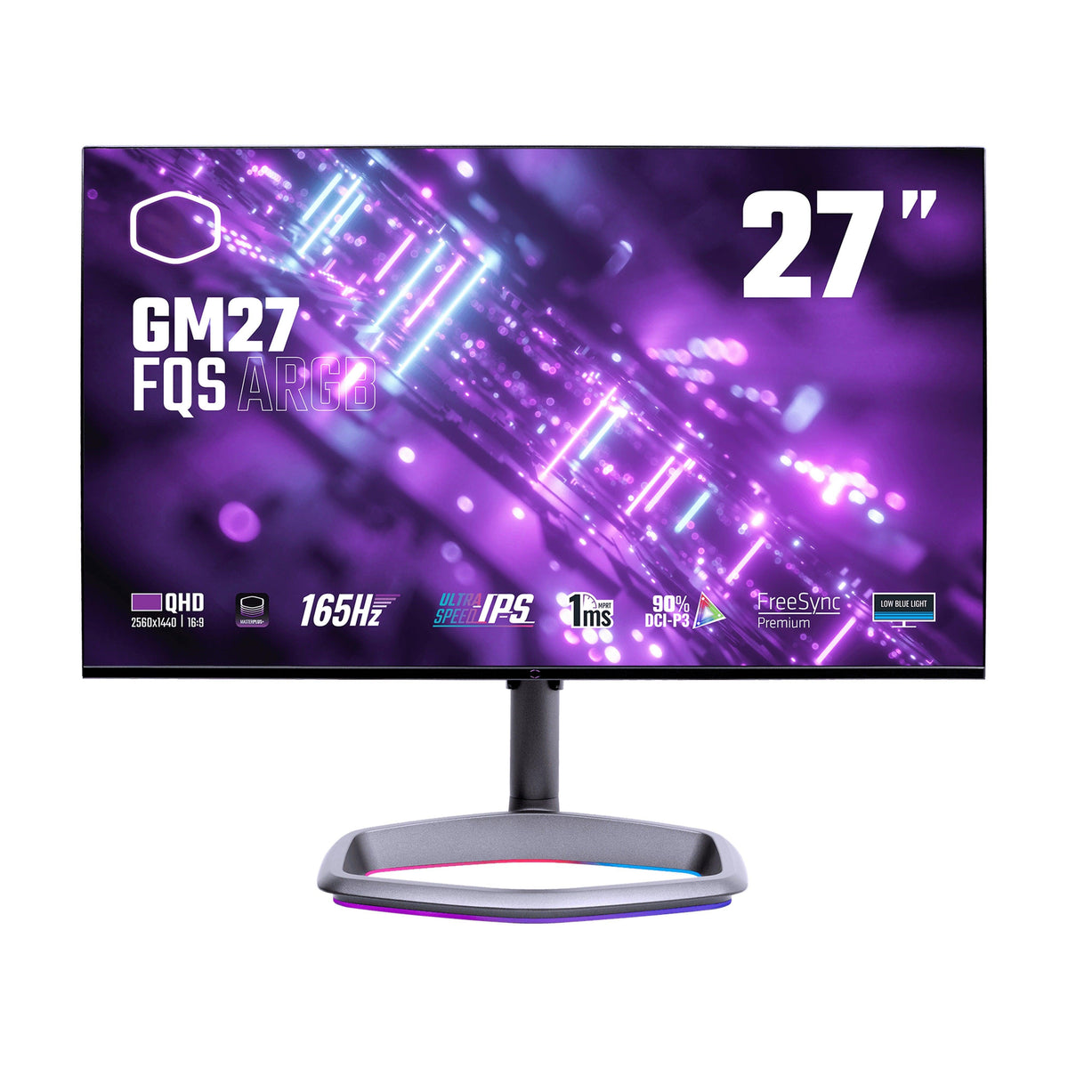 Cooler Master GM27-FQS ARGB 27” QHD Flat Gaming Monitor - DataBlitz
