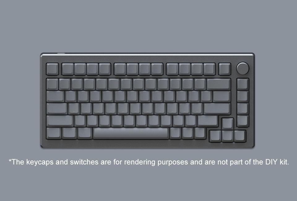 AKKO MOD007 RGB MECHANICAL KEYBOARD HOT-SWAPPABLE DIY KIT GASKET MOUNT WITH 82-KEY LAYOUT (GRAY) - DataBlitz