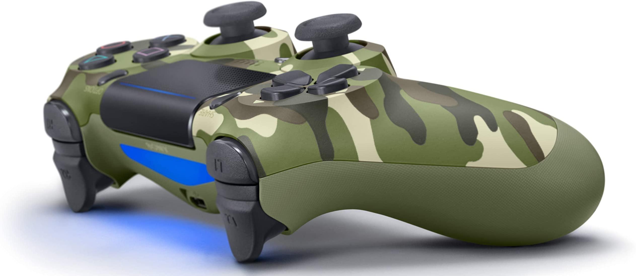 PS4 DUALSHOCK 4 WIRELESS CONTROLLER GREEN CAMOUFLAGE (CUH-ZCT2U) - DataBlitz