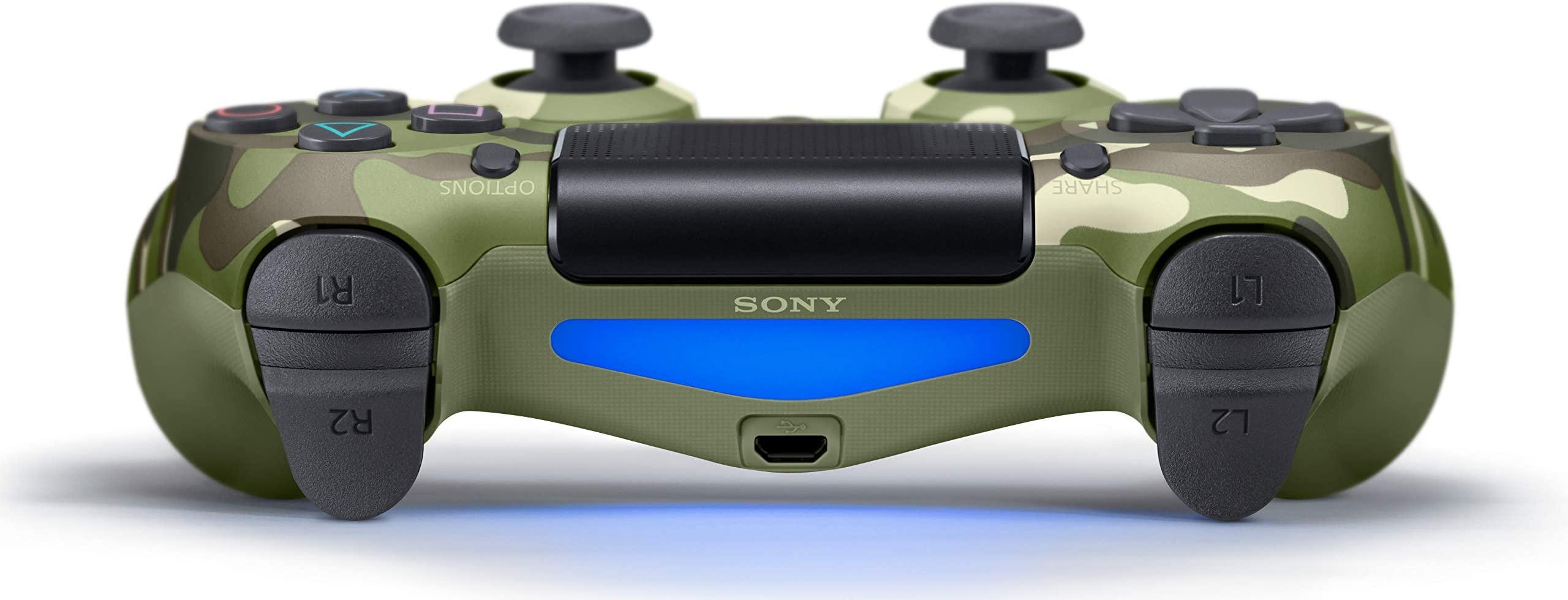 PS4 DUALSHOCK 4 WIRELESS CONTROLLER GREEN CAMOUFLAGE (CUH-ZCT2U) - DataBlitz