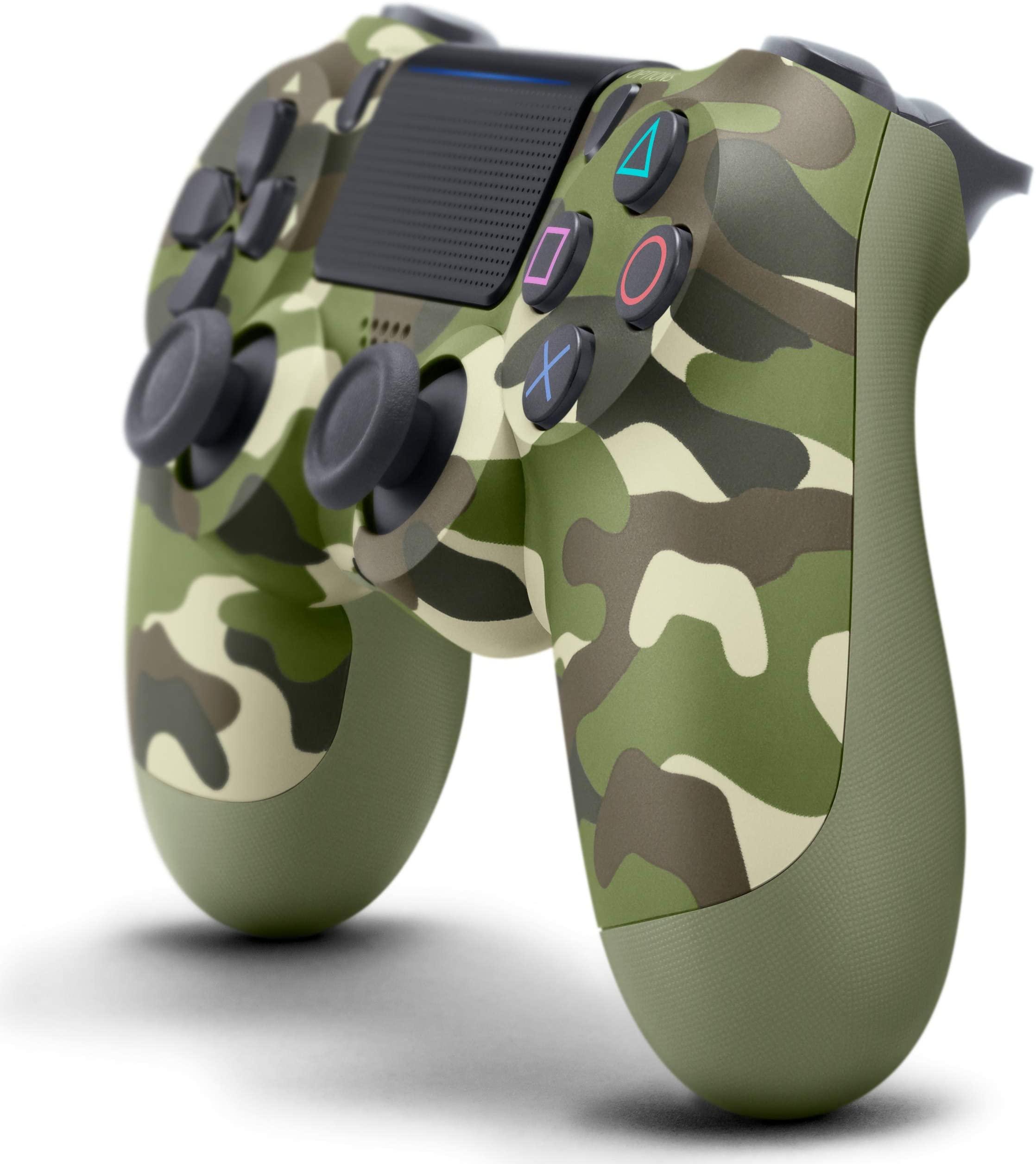 PS4 DUALSHOCK 4 WIRELESS CONTROLLER GREEN CAMOUFLAGE ASIAN (CUH-ZCT2G16) - DataBlitz