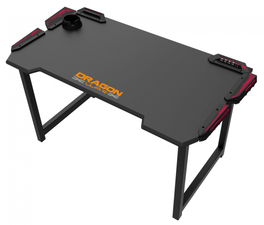 DRAGONWAR LED GAMING TABLE GT-005 (BLACK) - DataBlitz