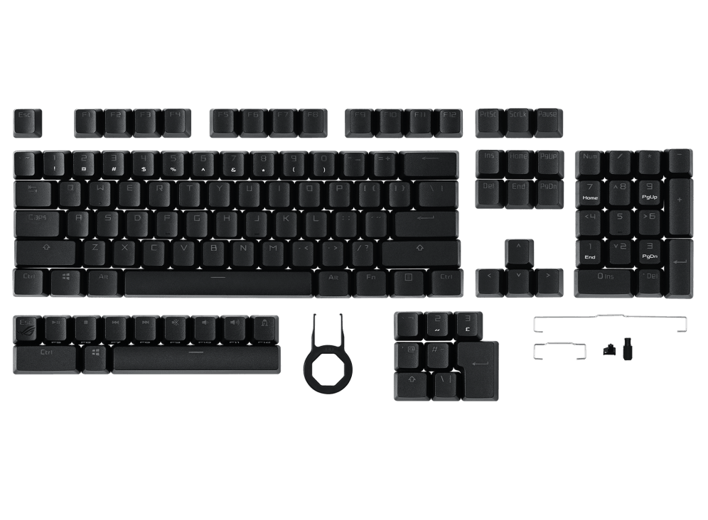 ASUS ROG PBT DOUBLESHOT KEYCAP SET (AC03) - DataBlitz