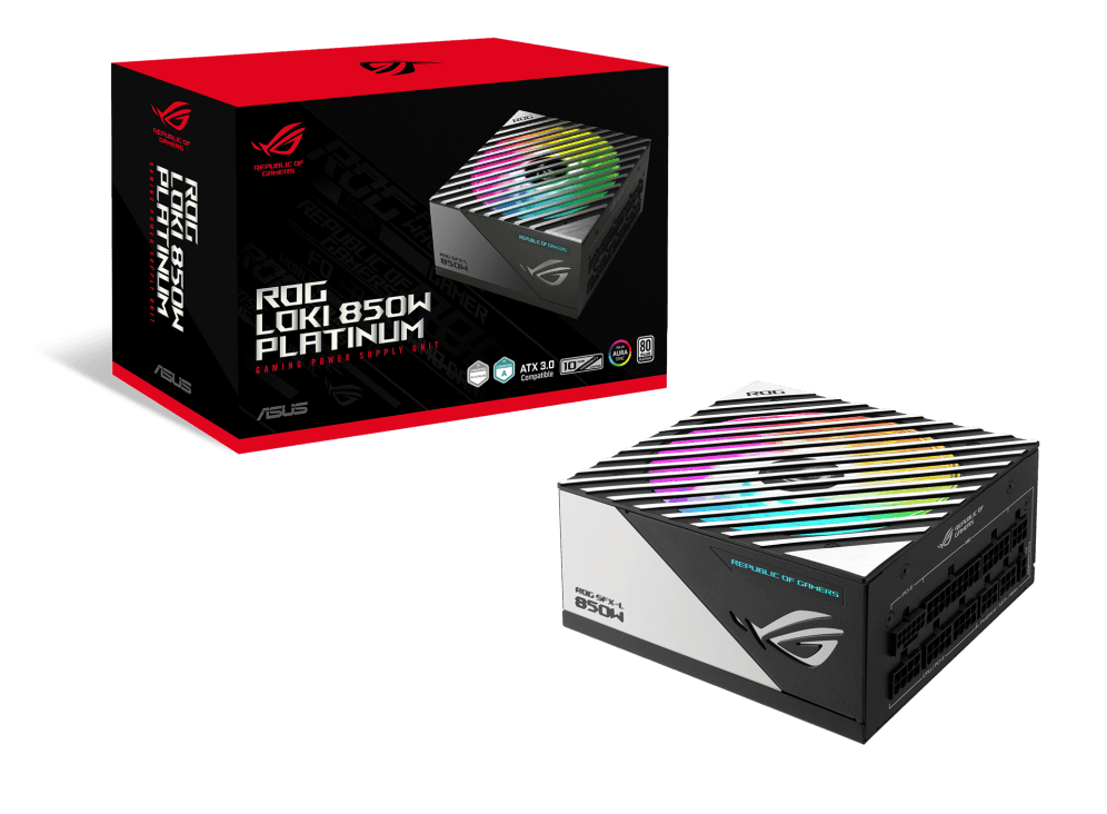 ASUS ROG LOKI SFX-L 850W Platinum Gaming Power Supply - DataBlitz