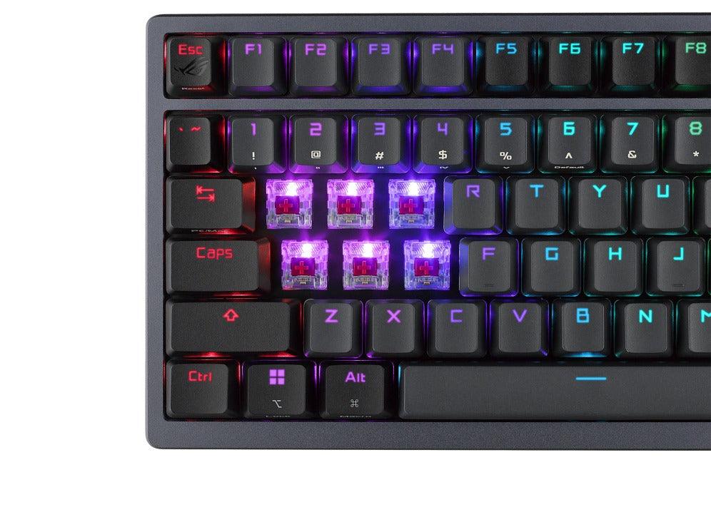 Azoth Key Layout Asus ROG Azoth Custom Hot-swappable Wireless Mechanical Gaming Keyboard ...