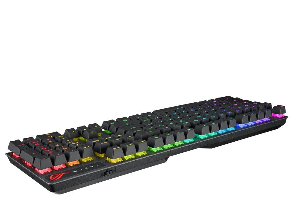 ASUS ROG Strix Scope Nx Wireless Deluxe Gaming Keyboard (ROG NX Red Mechanical Switch Linear & Swift) - DataBlitz