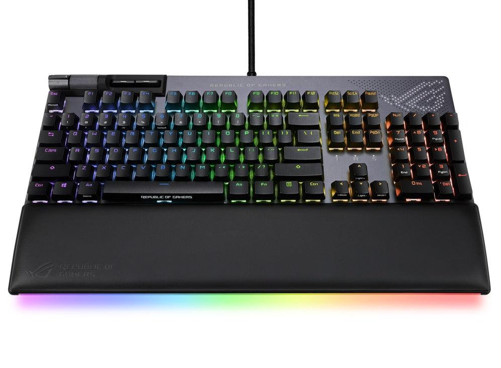 Asus ROG Strix Flare II Animate Mechanical Gaming Keyboard (ROG NX Blue Switch Clicky &Tactile) - DataBlitz