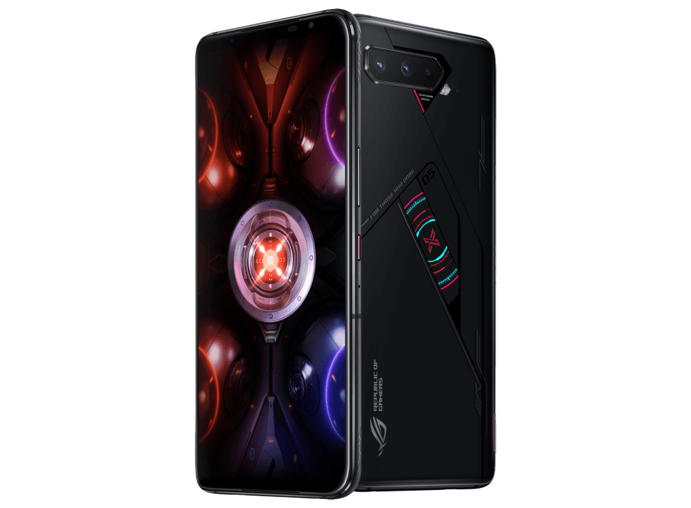 ASUS ROG 5S PRO ZS676KS S888+ 144HZ 18GB+512GB 6.78" FHD GAMING PHONE (PHANTOM BLACK) (I005D-1A095WW) + AEROACTIVE COOLER 5 - DataBlitz