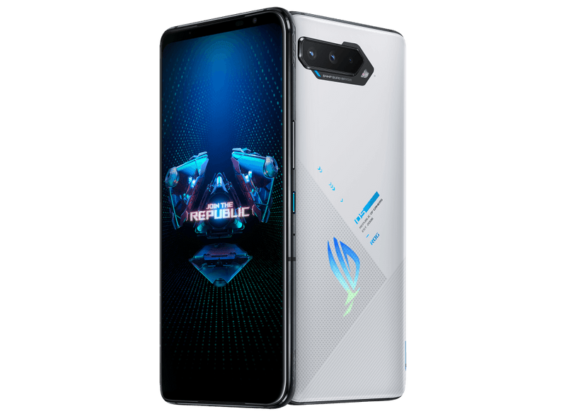 ASUS ROG PHONE 5 (256GB) WHITE + ASUS AEROACTIVE COOLER 5 (ZS673KSF) - DataBlitz