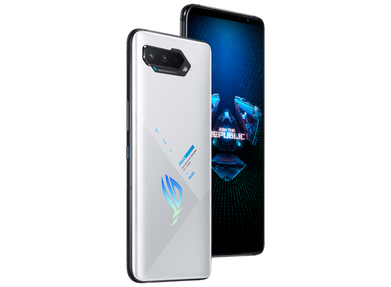 ASUS ROG PHONE 5 (128GB) WHITE + ASUS AEROACTIVE COOLER 5 (ZS673KSF) - DataBlitz