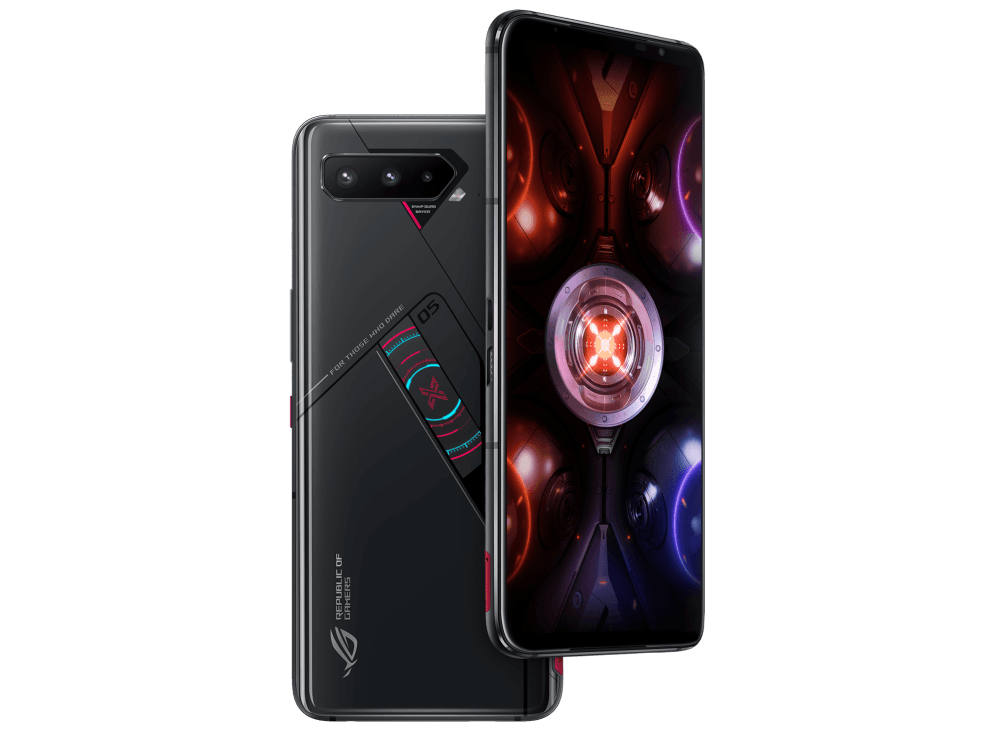 ASUS ROG 5S PRO ZS676KS S888+ 144HZ 18GB+512GB 6.78" FHD GAMING PHONE (PHANTOM BLACK) (I005D-1A095WW) + AEROACTIVE COOLER 5 - DataBlitz