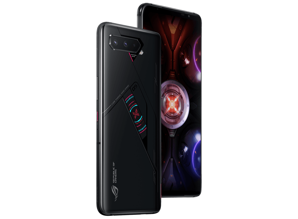 ASUS ROG 5S PRO ZS676KS S888+ 144HZ 18GB+512GB 6.78" FHD GAMING PHONE (PHANTOM BLACK) (I005D-1A095WW) + AEROACTIVE COOLER 5 - DataBlitz