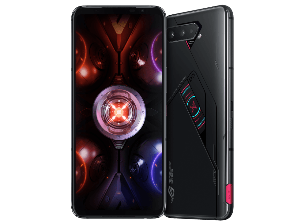 ASUS ROG 5S PRO ZS676KS S888+ 144HZ 18GB+512GB 6.78" FHD GAMING PHONE (PHANTOM BLACK) (I005D-1A095WW) + AEROACTIVE COOLER 5 - DataBlitz
