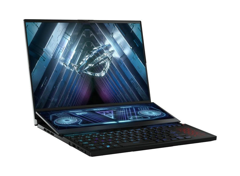 ASUS ROG Zephyrus Duo 16 (2022) GX650RW-LO113WS Gaming Laptop | 16" QHD+ | Ryzen 9 6900HX | 32GB RAM DDR5 | 1TB M.2 SSD | RTX 3070 Ti | Windows 11 Home | ROG Backpack | Delta Headset | Chakram Mouse | Type-C AC Adapter - DataBlitz