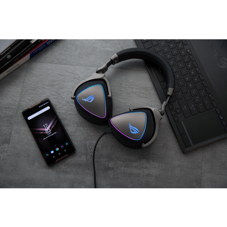 ASUS ROG DELTA RGB QUAD-DAC GAMING HEADSET - DataBlitz