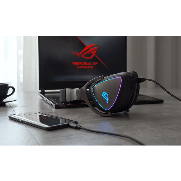 ASUS ROG DELTA RGB QUAD-DAC GAMING HEADSET - DataBlitz