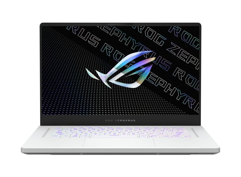 ASUS ROG Zephyrus G15 (2022) GA503RM-HQ115WS  Laptop (Moonlight White) | 15.6" WQHD  | Ryzen™ 7 6800HS | 16 GB DDR5 | 1 TB SSD | RTX™ 3060 | Windows 11 Home | MS Office H&S 2021 | Gaming Mouse | Backpack | Type-C PD Adapter - DataBlitz