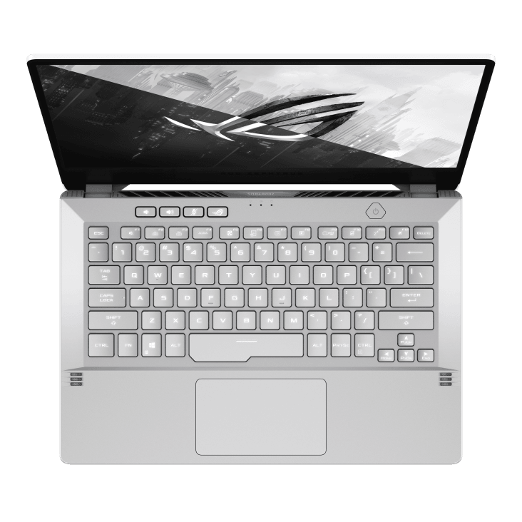 ASUS ROG ZEPHYRUS G14 GA401QM-K2126TS GAMING LAPTOP (WHITE) | 14" QHD | 16GB DDR4 | 1TB SSD | RTX 3060 | WIN10 - DataBlitz