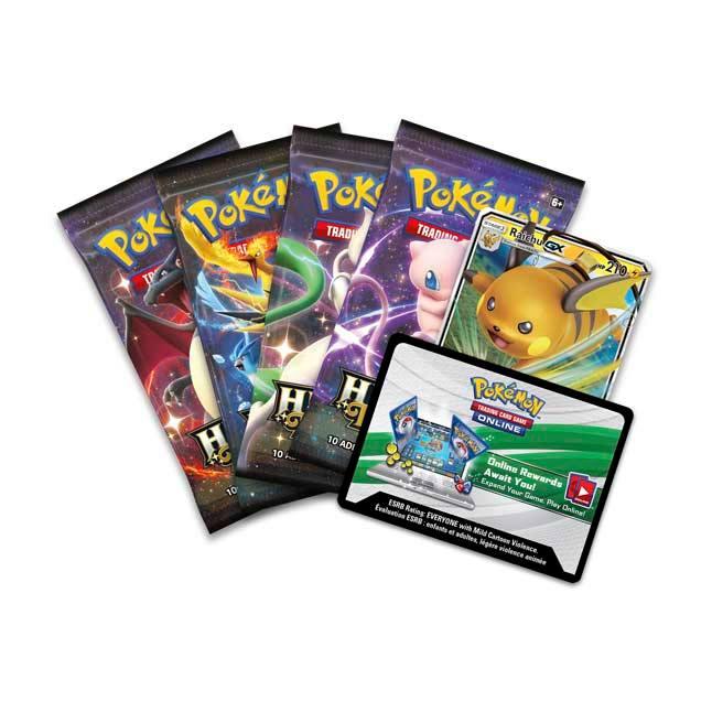 POKEMON TRADING CARD GAME HIDDEN FATES TIN (RAICHU GX) - DataBlitz