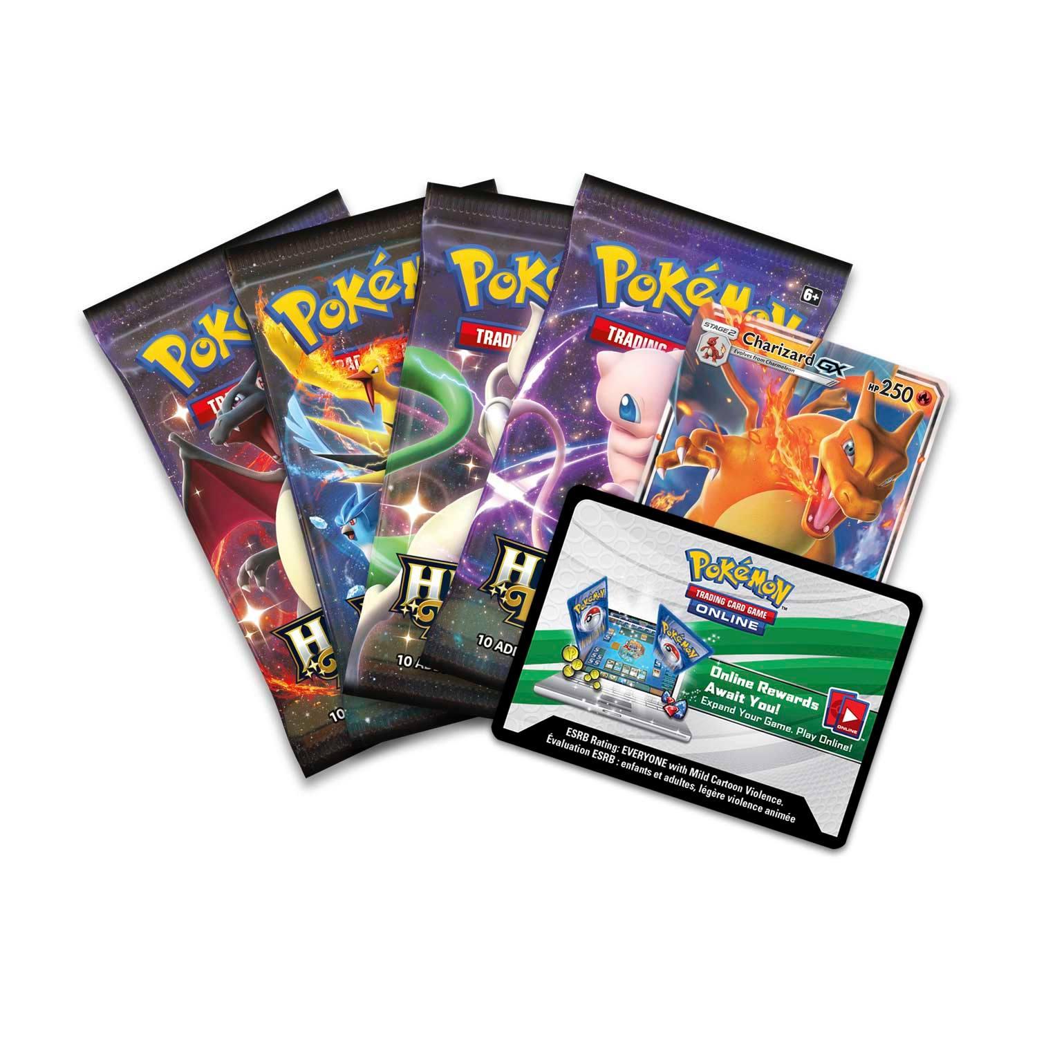 POKEMON TRADING CARD GAME HIDDEN FATES TIN (CHARIZARD GX) - DataBlitz