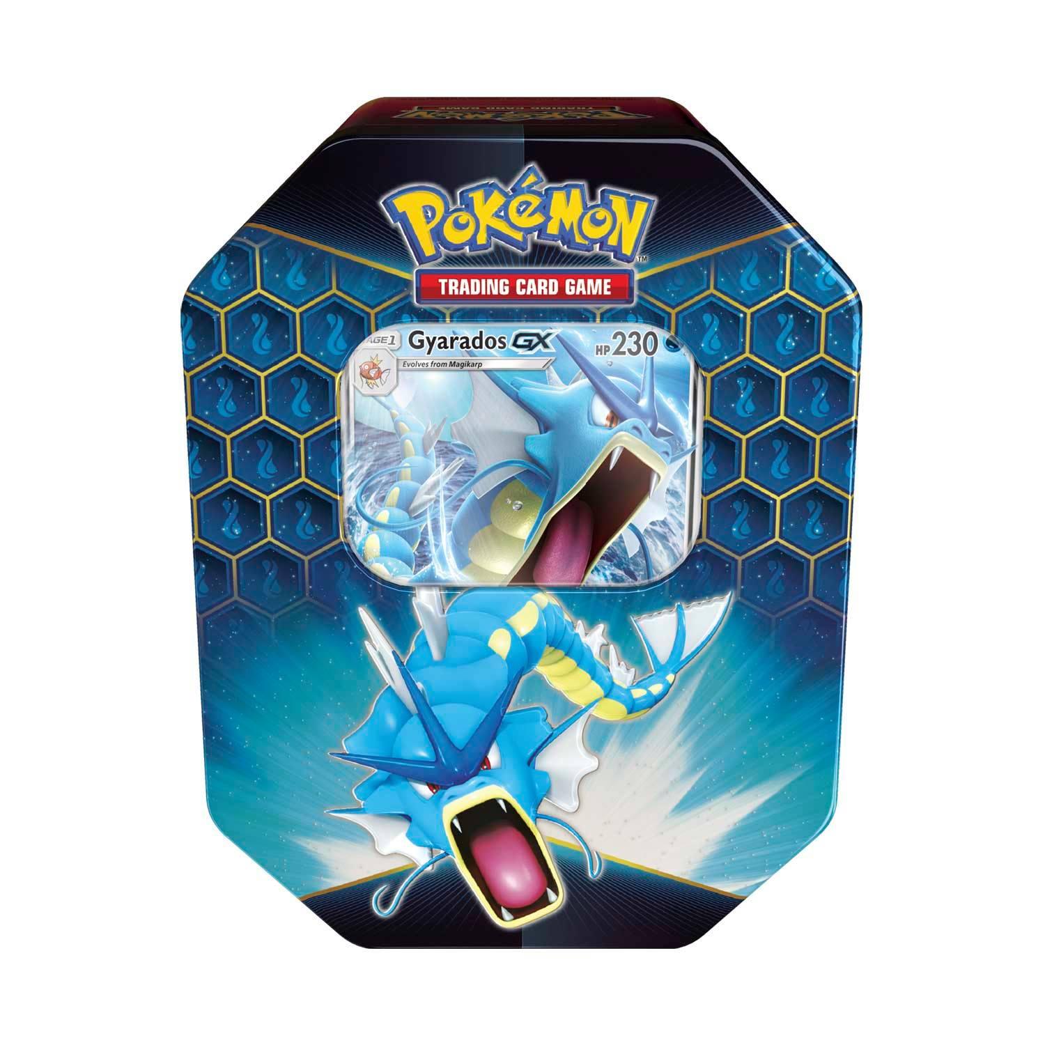 POKEMON TRADING CARD GAME HIDDEN FATES TIN (GYARADOS GX) - DataBlitz