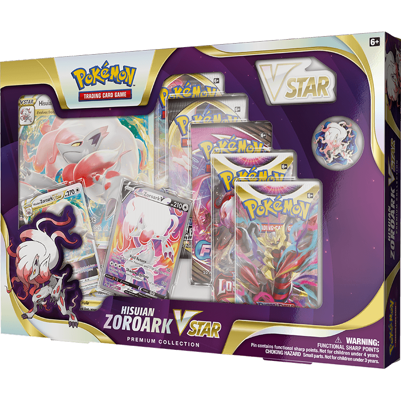 Pokemon Trading Card Game Hisuian Zoroark Vstar Premium Collection (290-85084) - DataBlitz