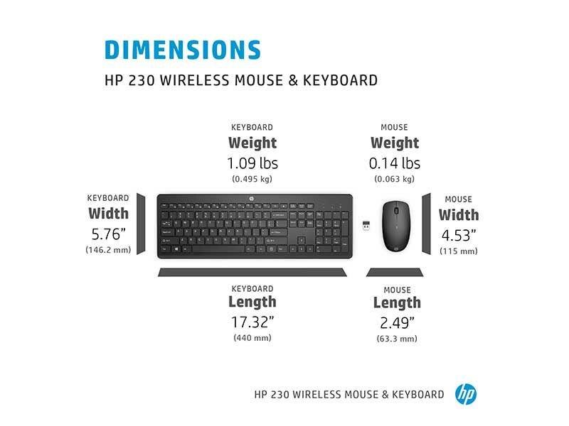 HP 230 Wireless Keyboard (3L1E7AA) - DataBlitz