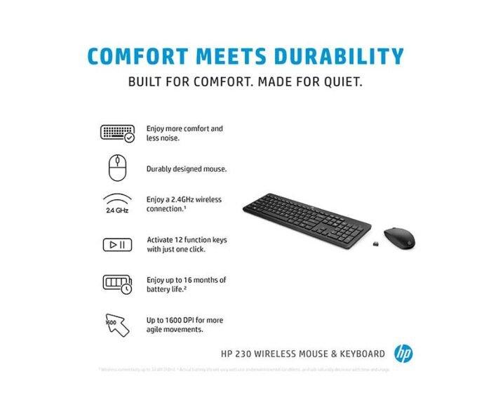 HP 230 Wireless Keyboard (3L1E7AA) - DataBlitz