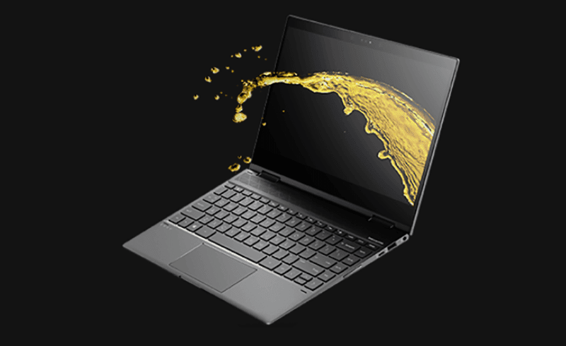 HP ENVY NOTEBOOK X360 CONVERTIBLE AY0119AU 13.3" LAPTOP + HP DUOTONE SILVER BRIEFCASE BAG - DataBlitz