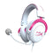 HYPERX CLOUD II GAMING HEADSET  FOR PC/ PS5/ PS4 (PINK WHITE) - DataBlitz