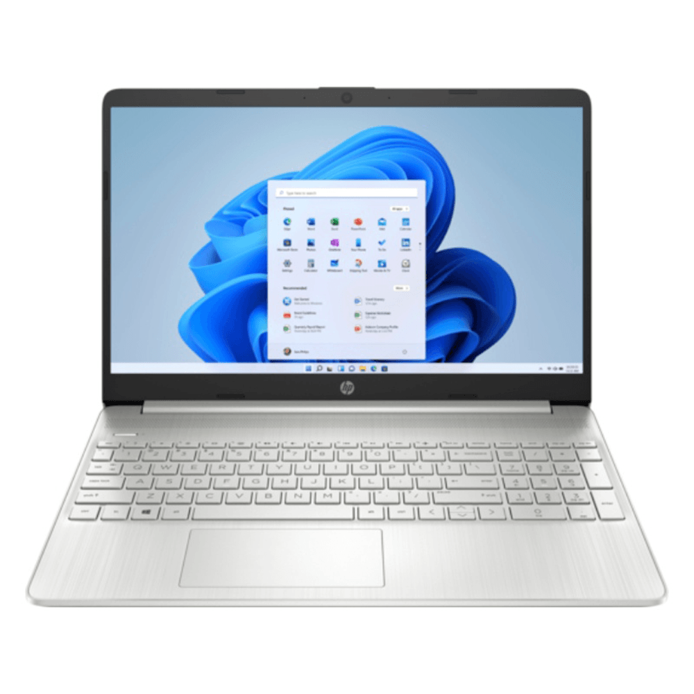 HP 15S-DU1537TU LAPTOP (NATURAL SILVER) | 15.6" HD | i3-10110U | 4GB DDR4 | 512 SSD | INTEL UHD | WIN11 + MS OFFICE HOME & STUDENT FREE HP PRELUDE TOPLOAD BAG - DataBlitz