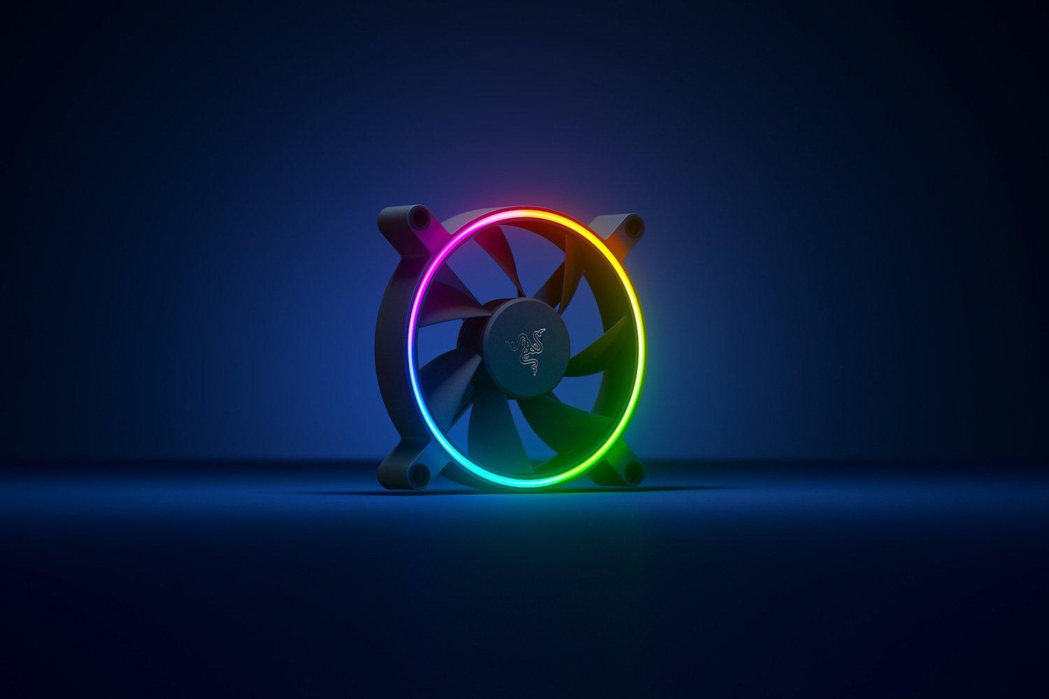 Razer Kunai Chroma 120MM LED  PWM ARGB Hydraulic Performance Fan (3 Fans) - DataBlitz