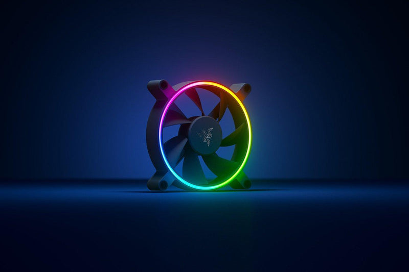 Razer Kunai Chroma 120MM LED  PWM ARGB Hydraulic Performance Fan (3 Fans) - DataBlitz