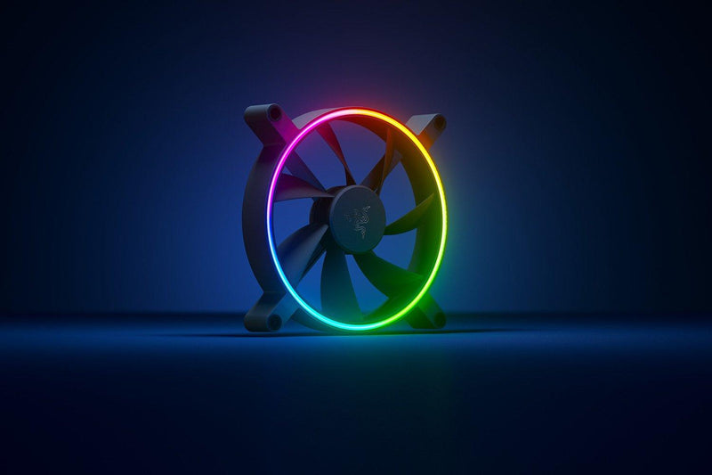 Razer Kunai Chroma 140mm LED PWM ARGB Hydraulic Performance Fan (3 Fans) - DataBlitz