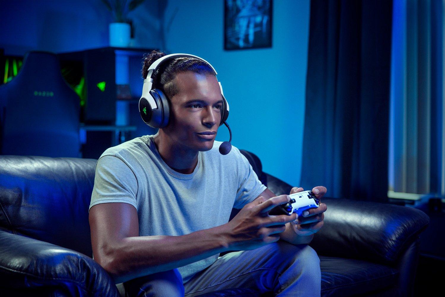 Razer Kaira Pro Hyperspeed Wireless Multi-Platform Gaming Headset With Haptics For PS5 - DataBlitz