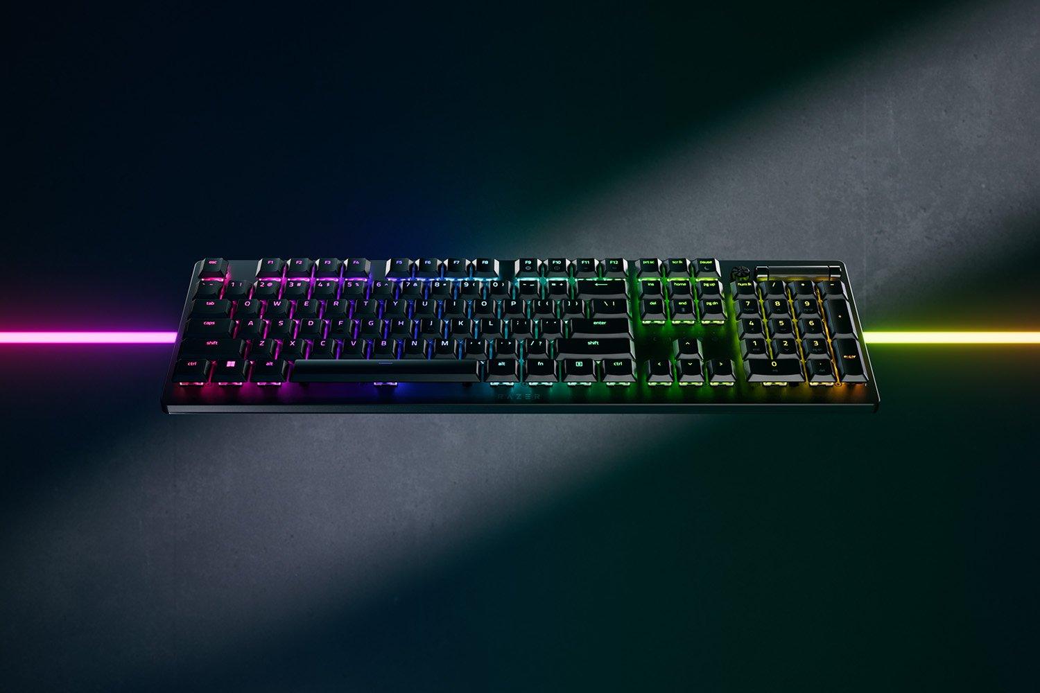 Razer Deathstalker V2 Pro Wireless Low-Profile Optical Gaming Keyboard (Linear Red Switch) - DataBlitz