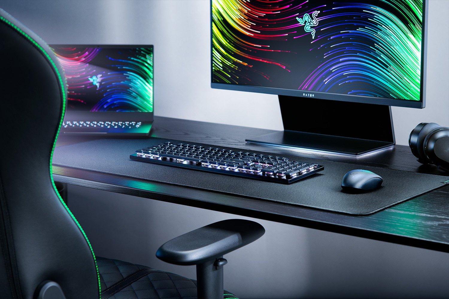 Razer Deathstalker V2 Pro Wireless Low-Profile Optical Gaming Keyboard (Linear Red Switch) - DataBlitz