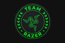 Team Razer Floor Rug - Room & Gaming Chair Accessory For Esports (Black/Green) - DataBlitz