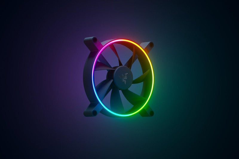 Razer Kunai Chroma 140mm LED PWM ARGB Hydraulic Performance Fan (3 Fans ...