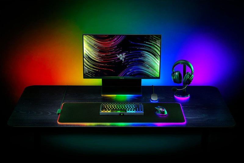 Razer Strider Chroma Hybrid Gaming Mouse Mat Extended (900mm X 370mm) - DataBlitz