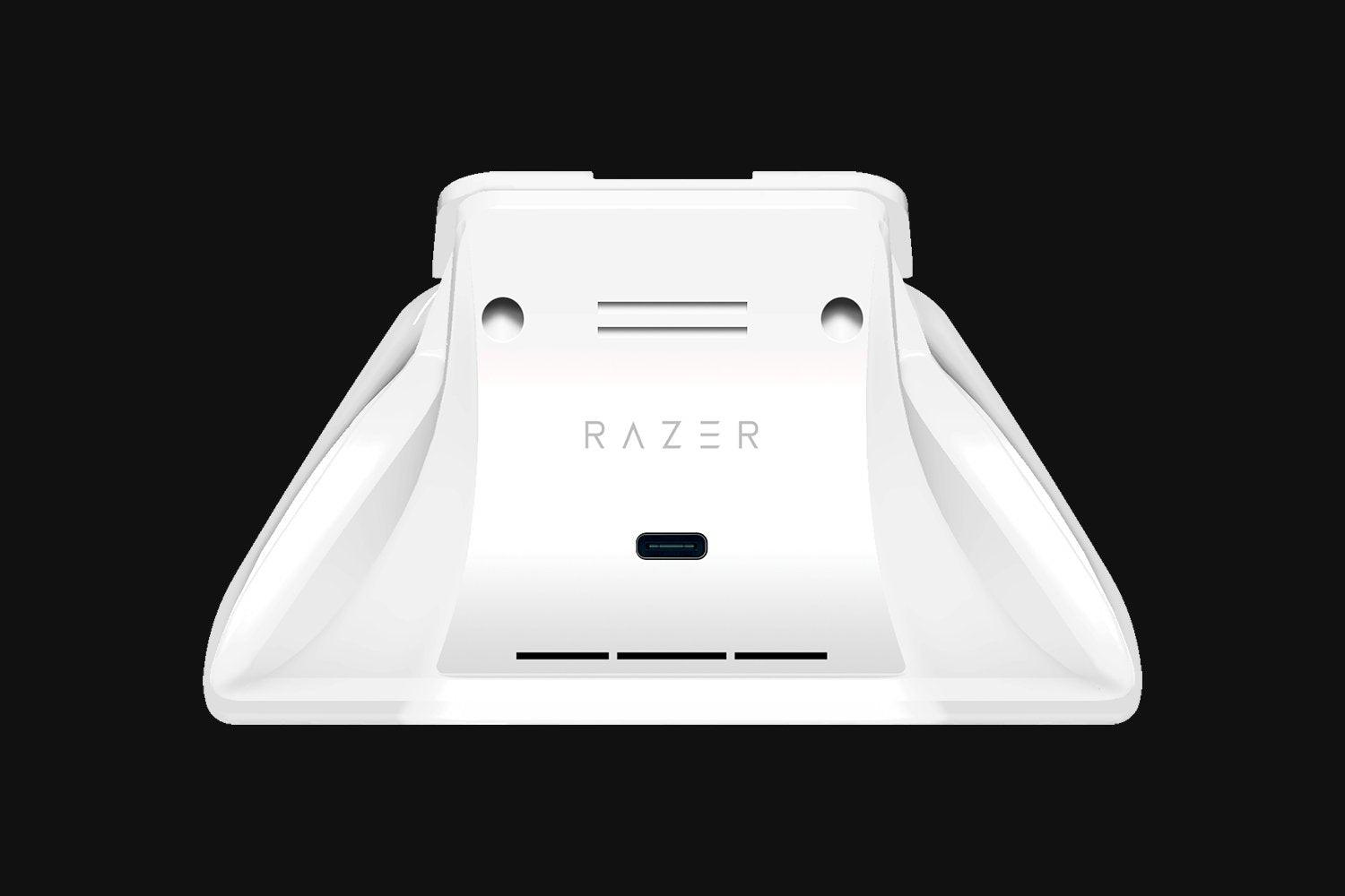 RAZER UNIVERSAL QUICK CHARGING STAND FOR XBOX / XBOX X/S / XBOX ONE ELITE CONTROLLER (ROBOT WHITE) - DataBlitz