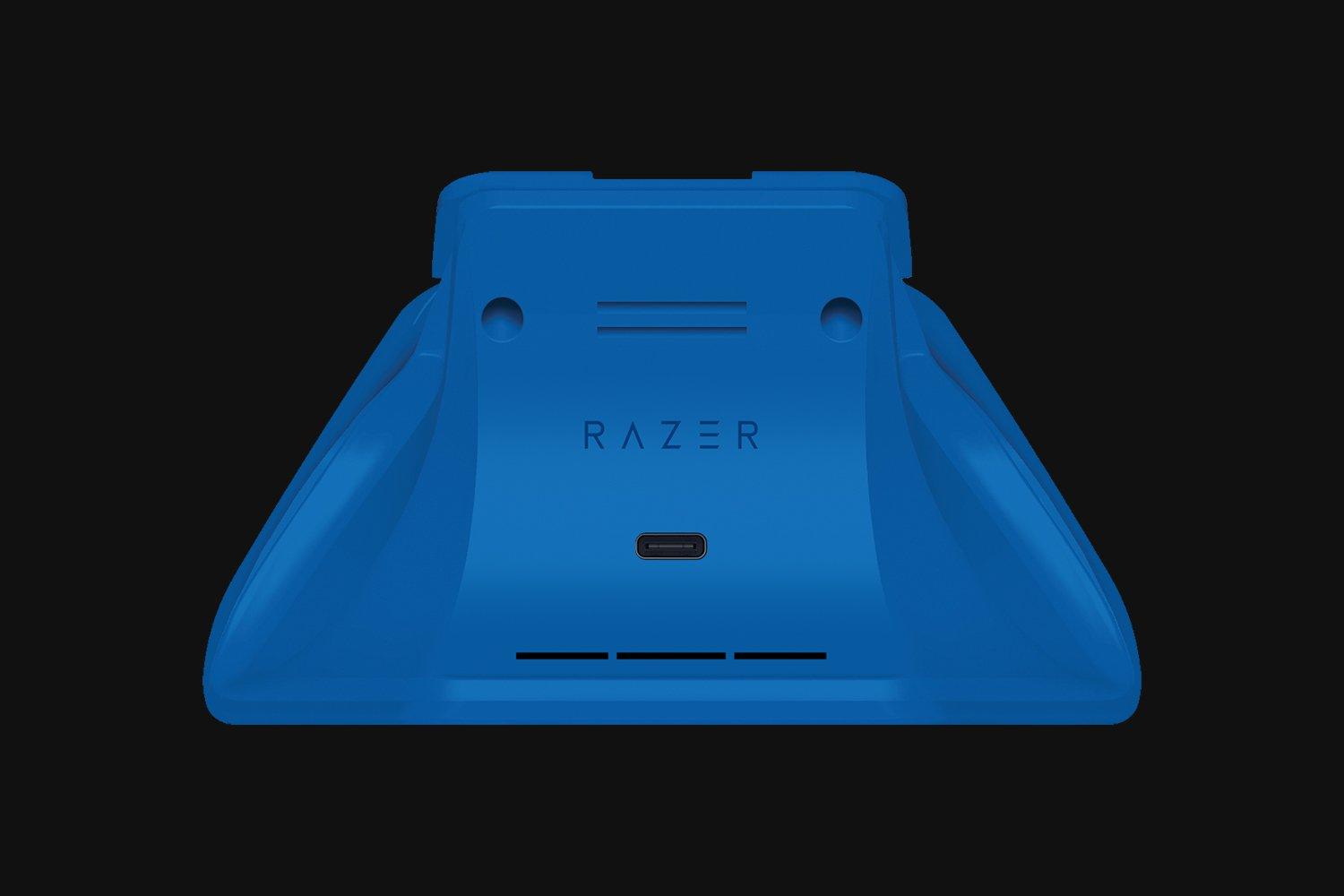 RAZER UNIVERSAL QUICK CHARGING STAND FOR XBOX / XBOX X/S / XBOX ONE ELITE CONTROLLER (SHOCK BLUE) - DataBlitz
