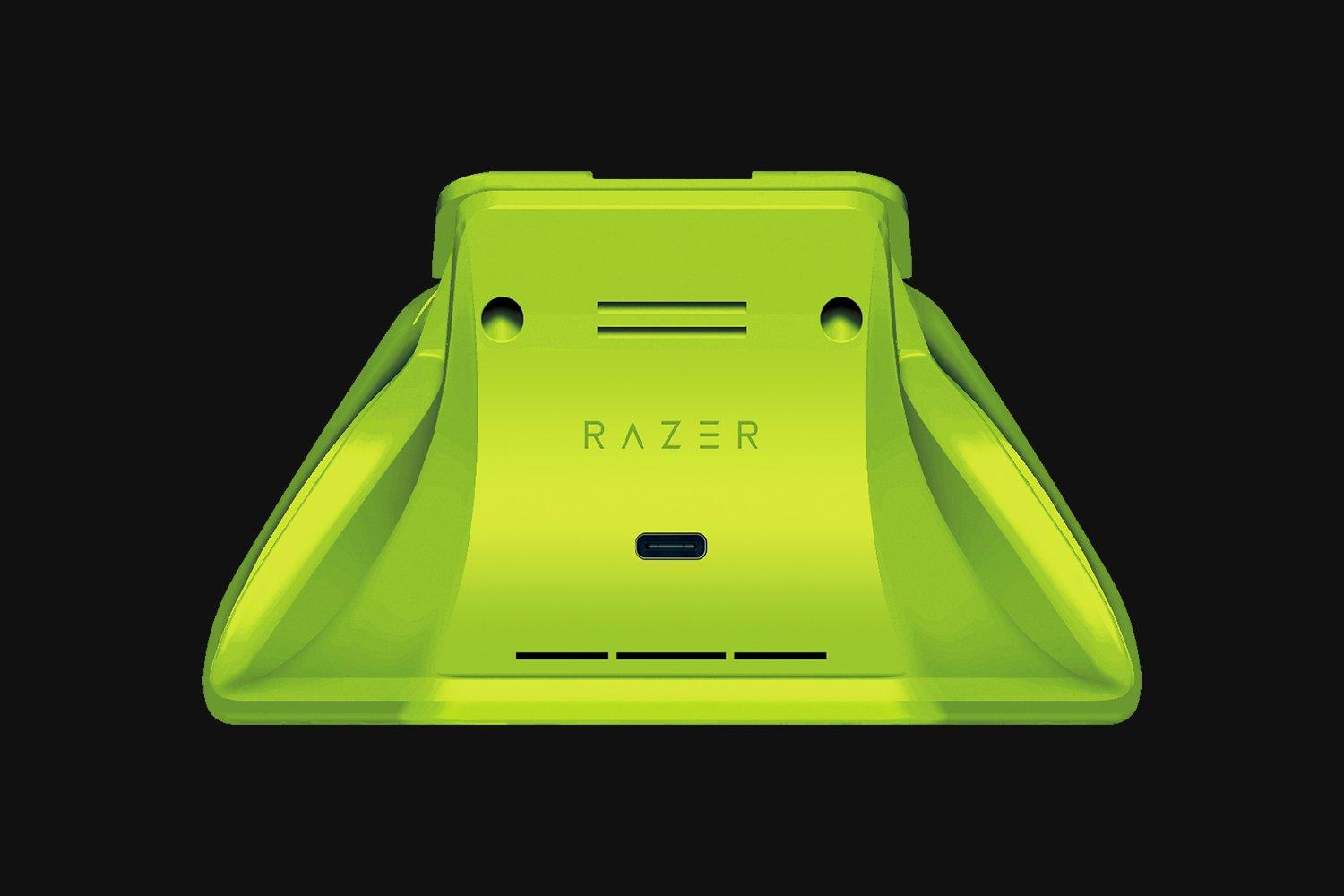 RAZER UNIVERSAL QUICK CHARGING STAND FOR XBOX / XBOX X/S / XBOX ONE ELITE CONTROLLER (ELECTRIC VOLT) - DataBlitz