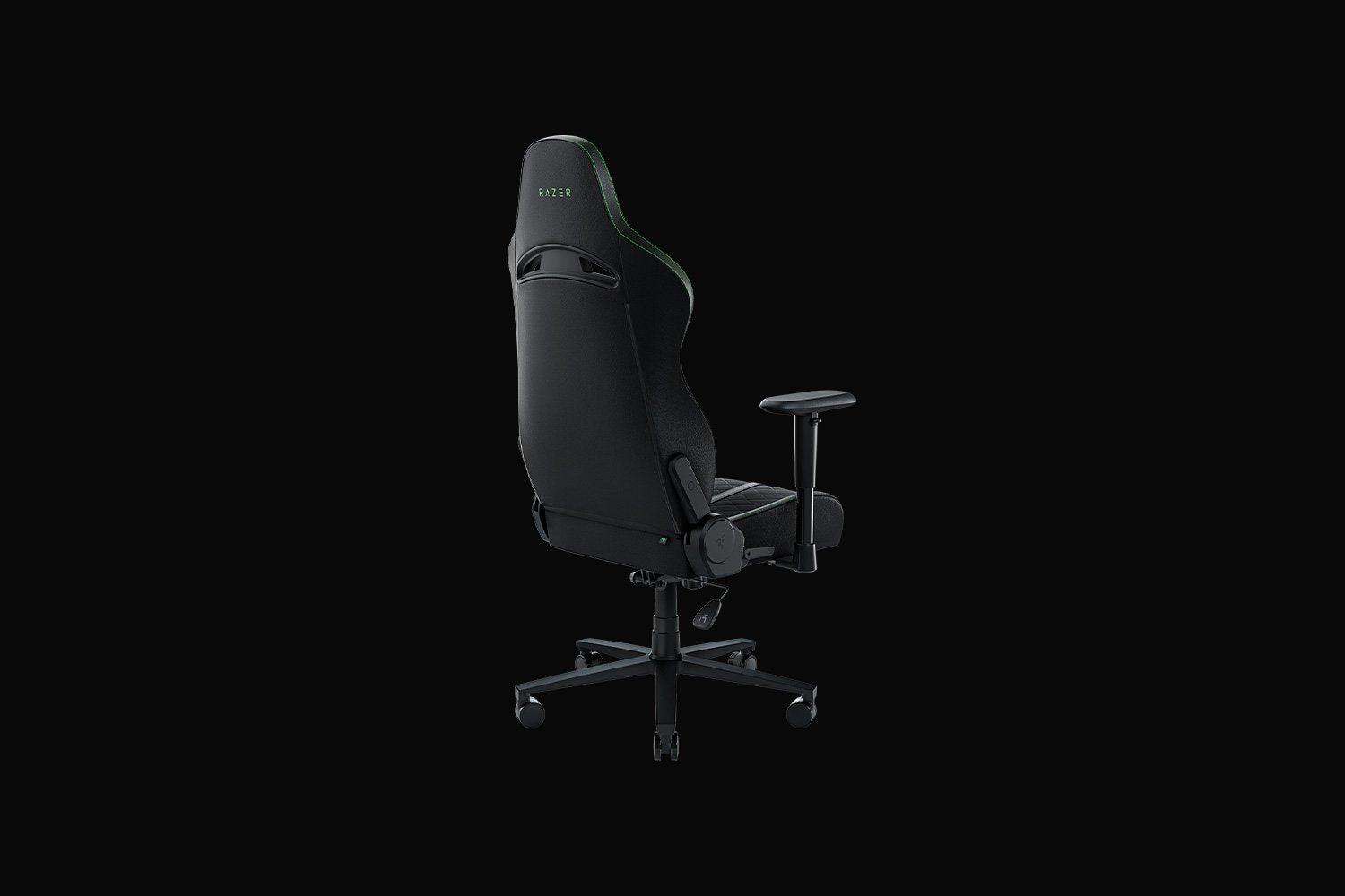 RAZER ENKI X ESSENTIAL GAMING CHAIR FOR ALL DAY COMFORT (BLACK/GREEN) - DataBlitz