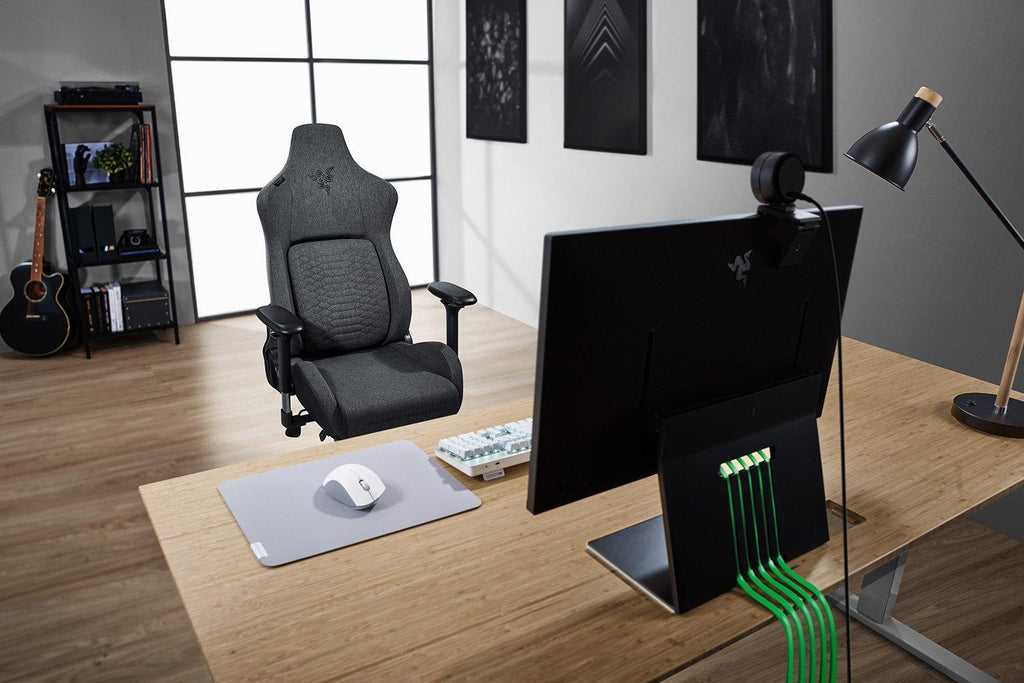RAZER ISKUR FABRIC GAMING CHAIR WITH BUILT-IN LUMBAR SUPPORT