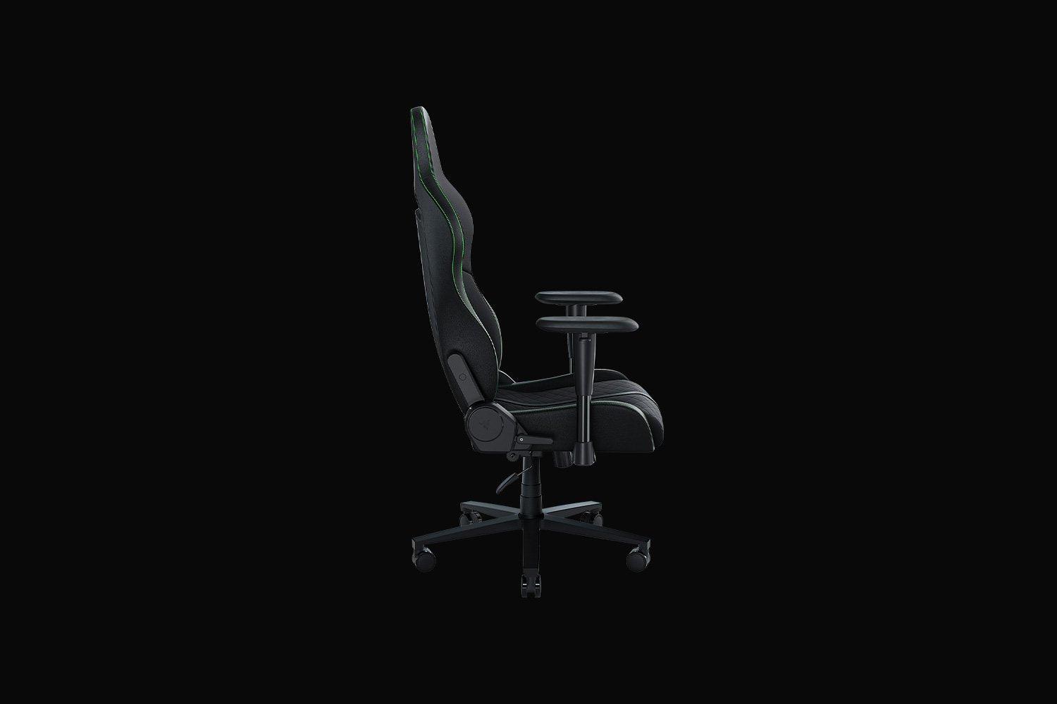 RAZER ENKI X ESSENTIAL GAMING CHAIR FOR ALL DAY COMFORT (BLACK/GREEN) - DataBlitz