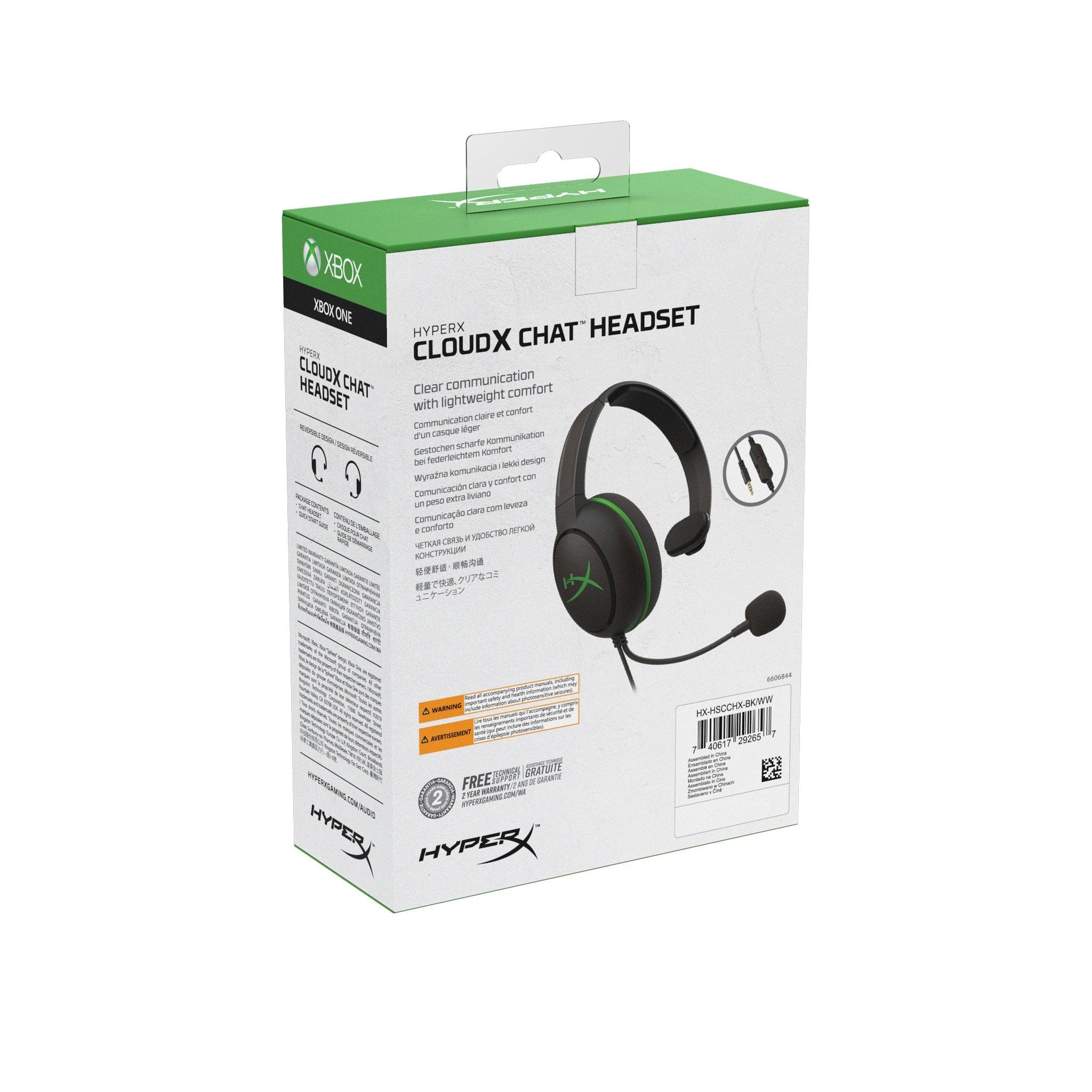 HYPERX CLOUDX CHAT HEADSET FOR XBOXONE (GREEN) - DataBlitz