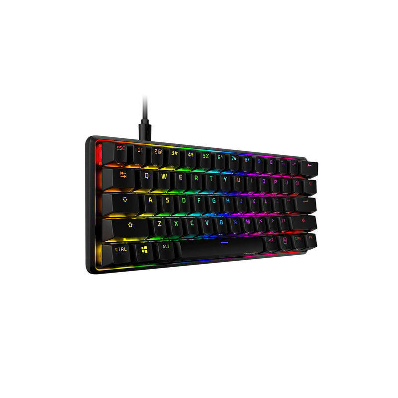 Hyperx Alloy Origins 60 RGB Mechanical Gaming Keyboard (Black) (Aqua Tactile Switch) - DataBlitz