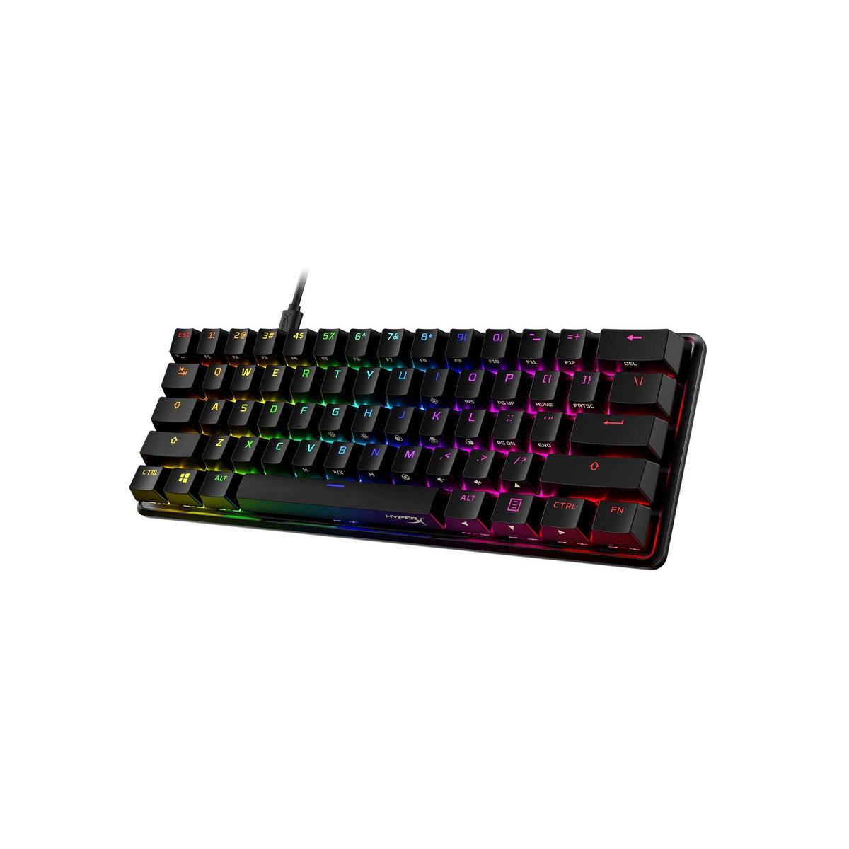 Hyperx Alloy Origins 60 RGB Mechanical Gaming Keyboard (Black) (Aqua Tactile Switch) - DataBlitz