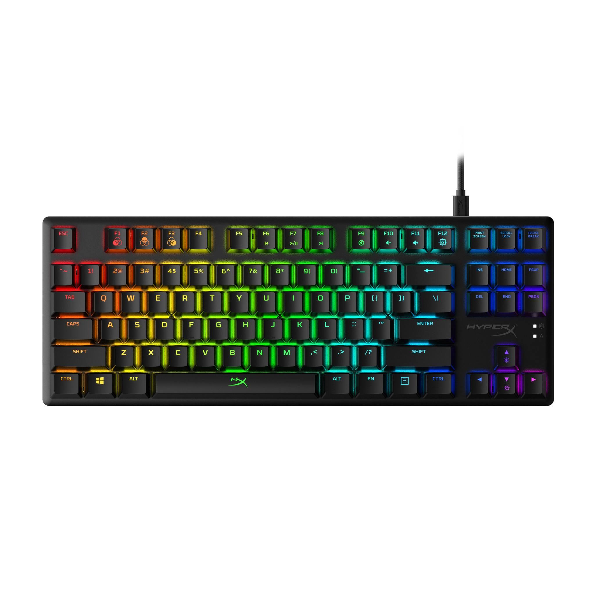 HYPERX ALLOY ORIGINS CORE RGB MECHANICAL GAMING KEYBOARD (BLUE CLICKY) FOR PC/PS4/XB1 - DataBlitz